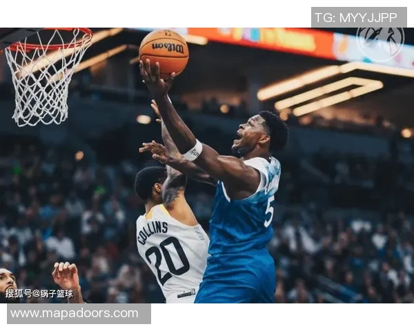 半场结束爵士VS森林狼 比分45-79森林狼领先